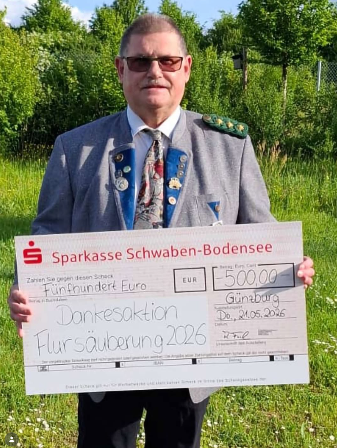 Vielen herzlichen Dank an das Kreisabfallwirtschaftsamt für die Auslosung von 10x 500,00€ für die Teilnahme an der Aktion saubere Fluren. Wi