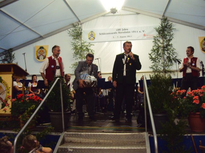 2011 | 100 Jahre Schützenverein Nornheim Zeltbetrieb/Ansprachen/Danke