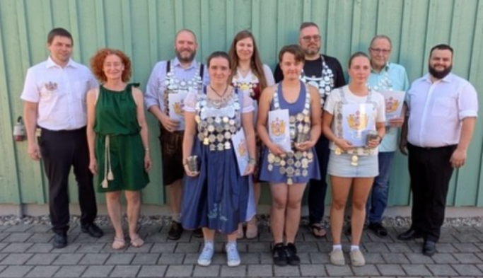 Heute bei der Siegerehrung vom Gau- und Kreisschießen in Bubesheim.